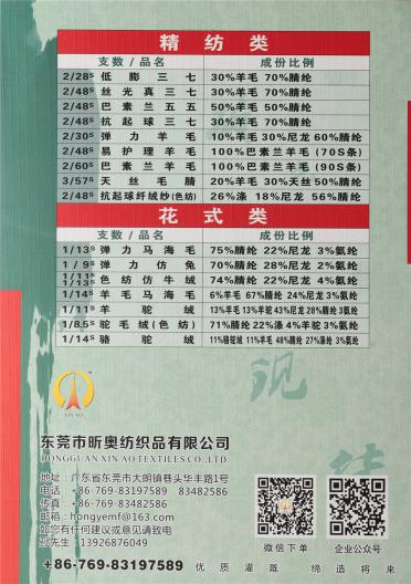 2/50NM高捻包芯紗