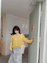 大碼女裝外搭V領(lǐng)薄款罩衫2021夏季新款胖mm寬松長(zhǎng)袖針織衫