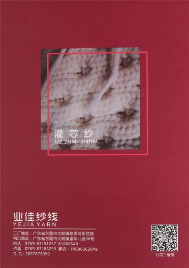 1/2.2NM 1/4NM灌芯紗