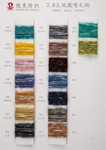 2.8NM鳳凰噴毛紗