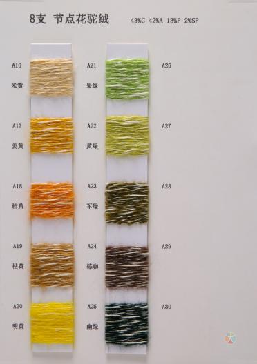 節(jié)點(diǎn)花駝絨