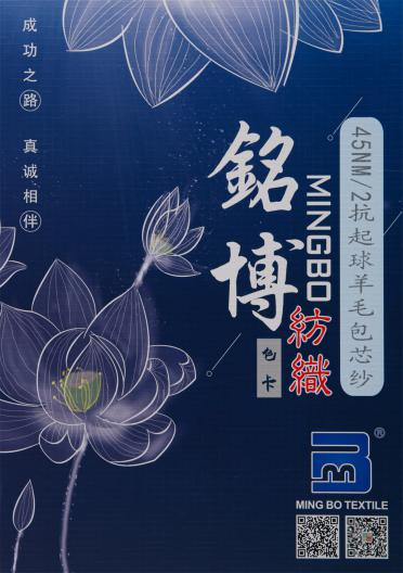 45NM/2 抗起球羊毛包芯紗