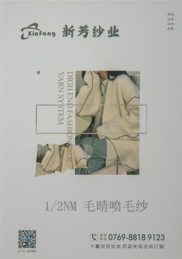 1/2NM毛晴噴毛紗