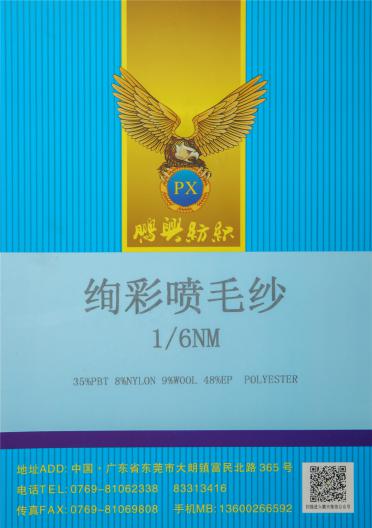 1/6NM 絢彩噴毛紗