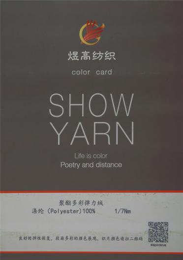 1/7NM 聚酯多彩彈力絨