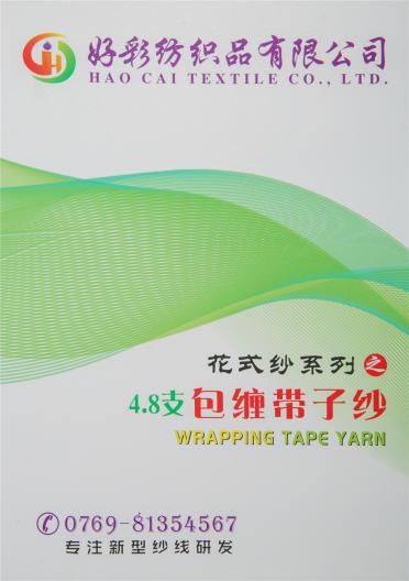 4.8支包纏帶子紗