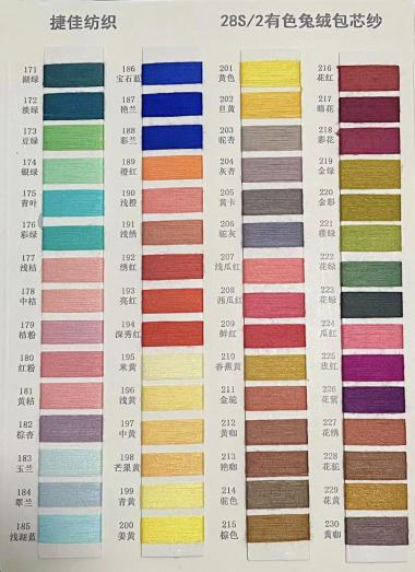兔絨包芯紗 高彈包芯紗