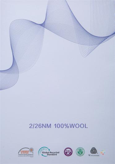 26/2NM 100%WOOL 全羊毛金銀絲