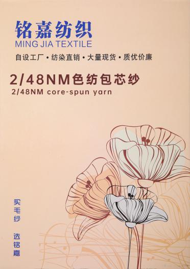 2/48NM色紡包芯紗