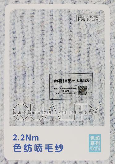 2.2Nm 色紡噴毛紗