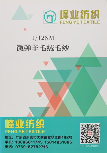 1/12NM 微彈羊毛絨毛紗