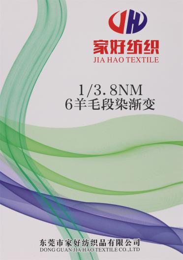 1/3.8NM 6羊毛段染漸變