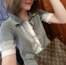 新款女裝 可愛休閑風(fēng) TB高密度針織連衣裙開衫