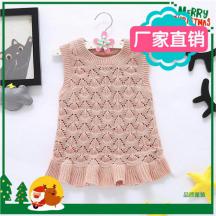 兒童毛衣線衫女童新款背心