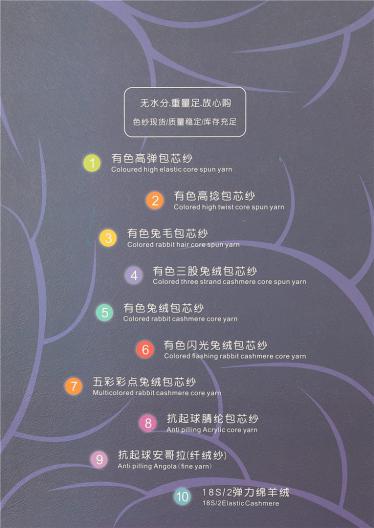 26S/2 高彈包芯紗