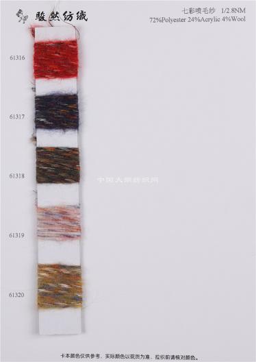 1/2.8NM七彩噴毛紗
